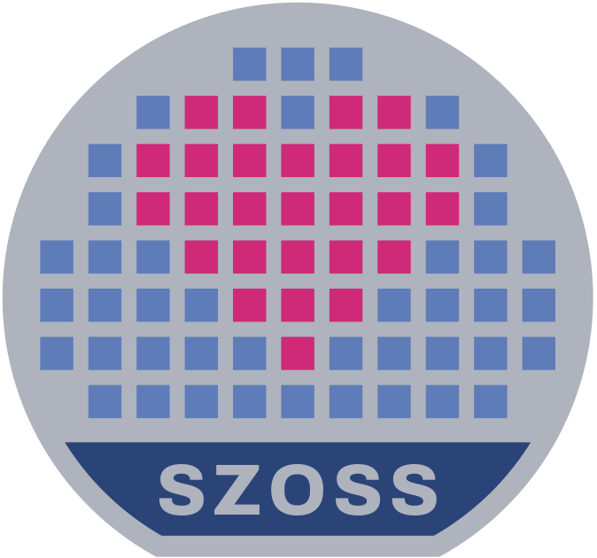 SZOSS wafer-heart event badge